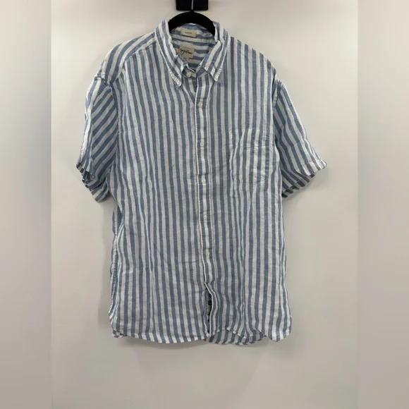 J.Crew Short-sleeve Baird McNutt Irish linen shirt - Picture 3 of 8